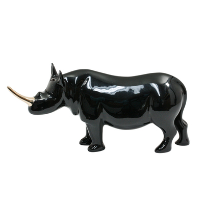 Loet Vanderveen - RHINO, AFRICAN (116) - BRONZE - 12 X 4 X 6 - Free Shipping Anywhere In The USA!
<br>
<br>These sculptures are bronze limited editions.
<br>
<br><a href="/[sculpture]/[available]-[patina]-[swatches]/">More than 30 patinas are available</a>. Available patinas are indicated as IN STOCK. Loet Vanderveen limited editions are always in strong demand and our stocked inventory sells quickly. Special orders are not being taken at this time.
<br>
<br>Allow a few weeks for your sculptures to arrive as each one is thoroughly prepared and packed in our warehouse. This includes fully customized crating and boxing for each piece. Your patience is appreciated during this process as we strive to ensure that your new artwork safely arrives.
