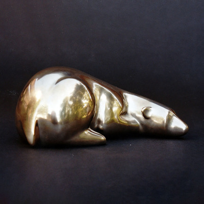 Loet Vanderveen - POLAR BEAR, RECLINING (427) - BRONZE - 8 X 3 - Free Shipping Anywhere In The USA!
<br>
<br>These sculptures are bronze limited editions.
<br>
<br><a href="/[sculpture]/[available]-[patina]-[swatches]/">More than 30 patinas are available</a>. Available patinas are indicated as IN STOCK. Loet Vanderveen limited editions are always in strong demand and our stocked inventory sells quickly. Special orders are not being taken at this time.
<br>
<br>Allow a few weeks for your sculptures to arrive as each one is thoroughly prepared and packed in our warehouse. This includes fully customized crating and boxing for each piece. Your patience is appreciated during this process as we strive to ensure that your new artwork safely arrives.