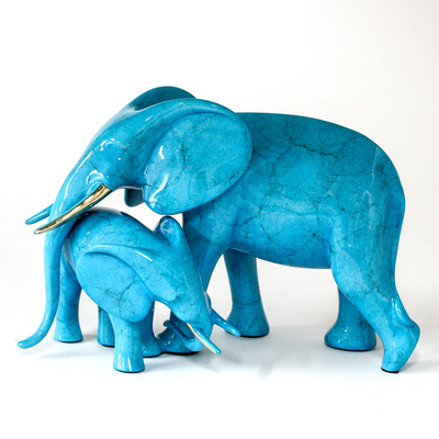 Loet Vanderveen - ELEPHANTS, TENDER (529) - BRONZE - 10 X 5.5 X 6.25 - Free Shipping Anywhere In The USA!
<br>
<br>These sculptures are bronze limited editions.
<br>
<br><a href="/[sculpture]/[available]-[patina]-[swatches]/">More than 30 patinas are available</a>. Available patinas are indicated as IN STOCK. Loet Vanderveen limited editions are always in strong demand and our stocked inventory sells quickly. Special orders are not being taken at this time.
<br>
<br>Allow a few weeks for your sculptures to arrive as each one is thoroughly prepared and packed in our warehouse. This includes fully customized crating and boxing for each piece. Your patience is appreciated during this process as we strive to ensure that your new artwork safely arrives.