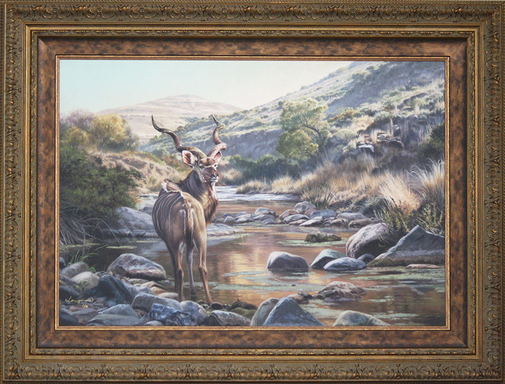 David Langmead - KUDU HAVEN - GICLEE - 24 X 35 3/4