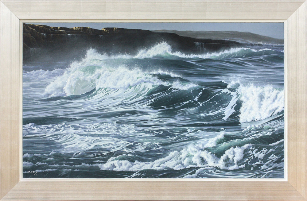 Rob MacIntosh - THE BREAKERS - BLOWING ROCKS - GICLEE - 36 X 60