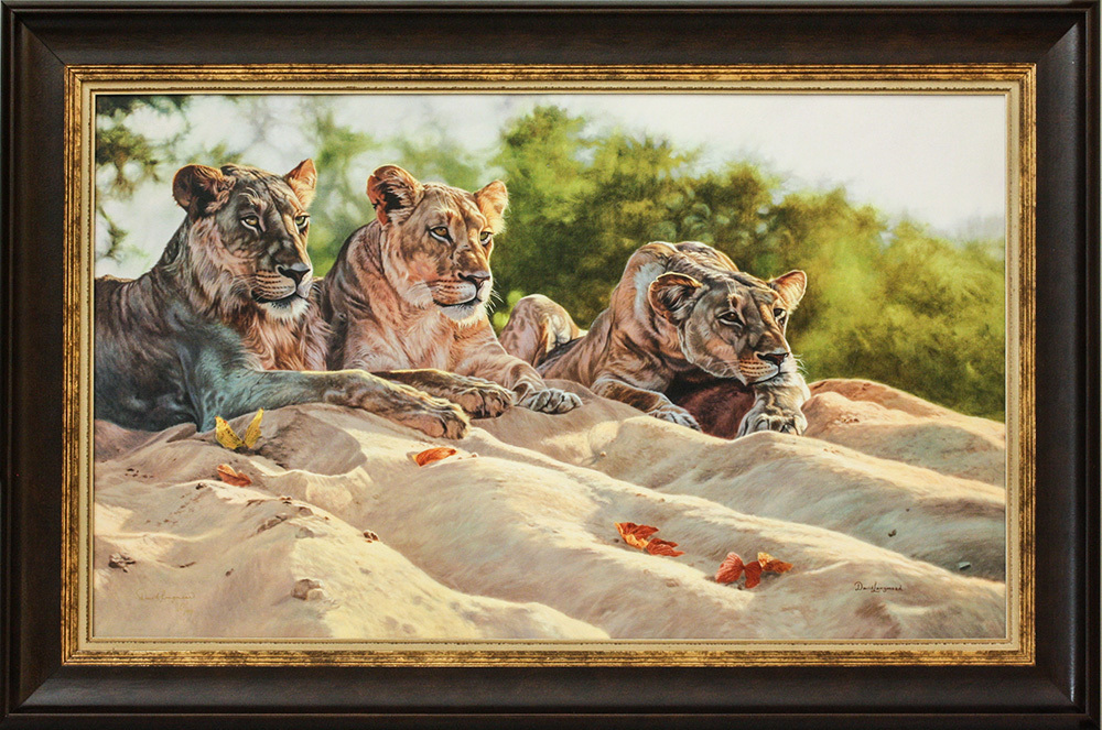 David Langmead - WATCHFUL EYES (SM) - GICLEE - 23 3/4 X 39 1/2