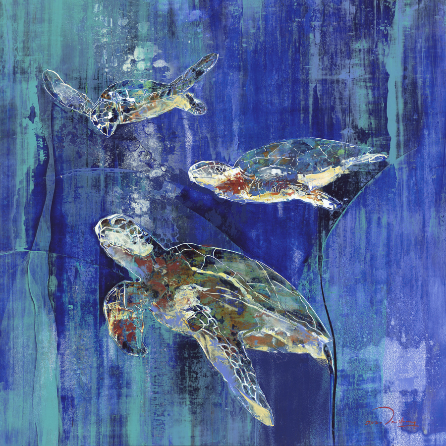 Derric van Rensburg - AQUASCAPE - GICLEE - 40 X 40