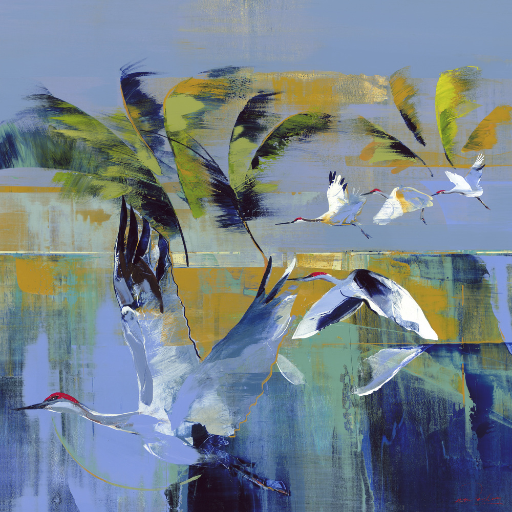 Derric van Rensburg - SANDHILL SUMMER Derric van Rensburg - SANDHILL SUMMER - GICLEE - 38 X 38