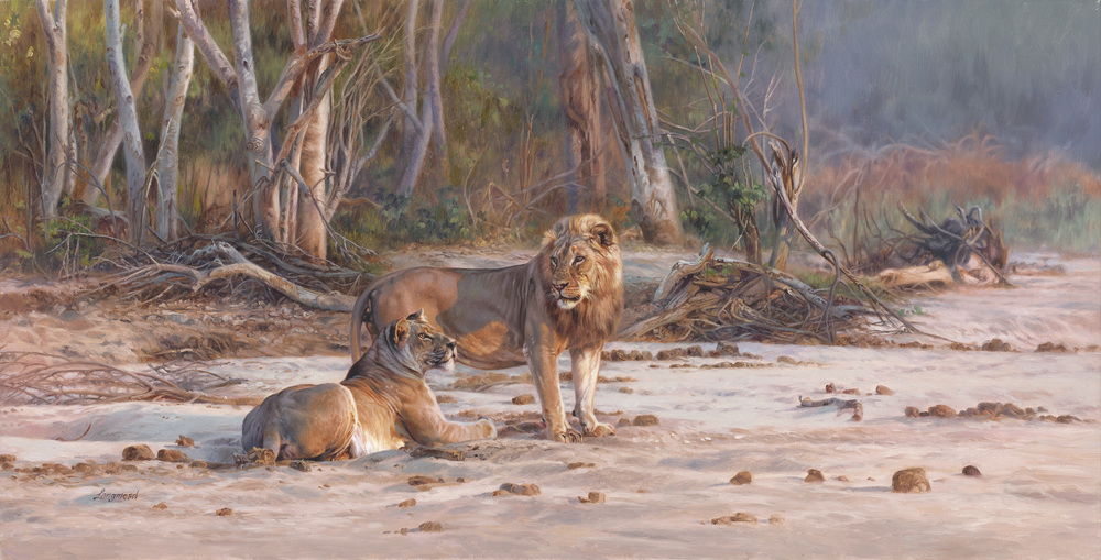 David Langmead - RUCKOMECHI ROMANCE - GICLEE - 17 X 33 1/4