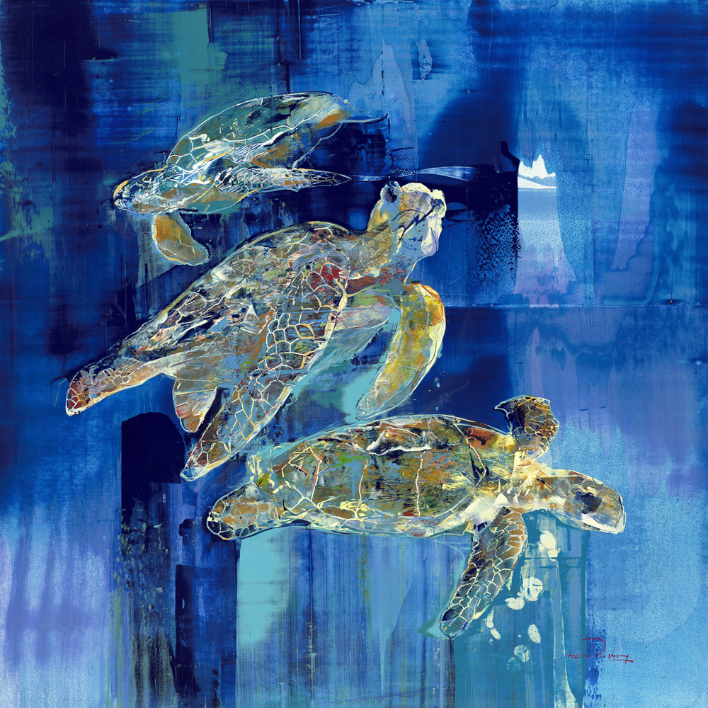 Derric van Rensburg - AQUASCAPE II Derric van Rensburg - AQUASCAPE II - GICLEE - 40 X 40