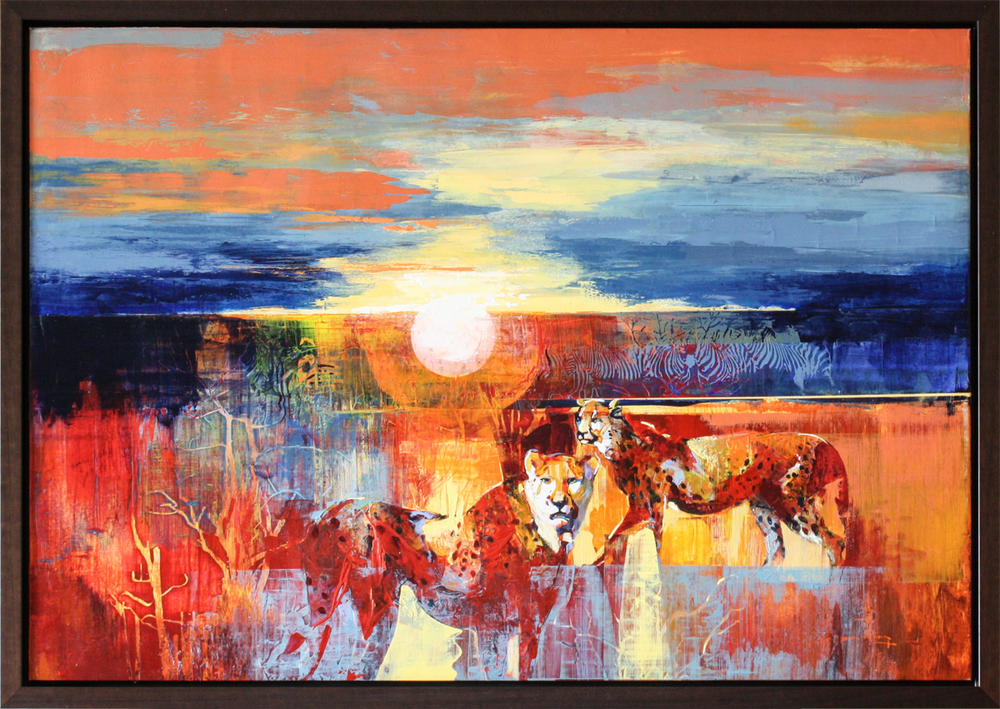 Derric van Rensburg - DUO AT DUSK - GICLEE - 48 X 68