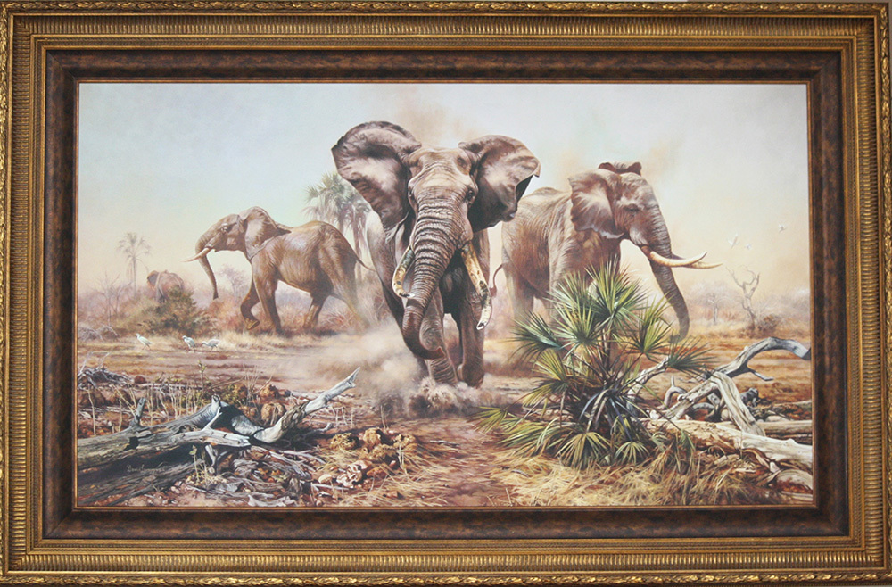 David Langmead - LAND OF THE GIANTS II, SM. - GICLEE - 24 x 42