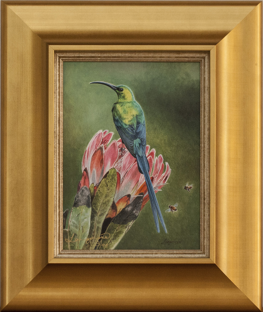 David Langmead - GREEN PIECE - GICLEE - 10 X 7