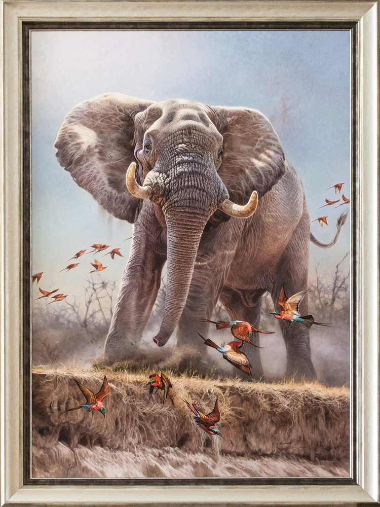 David Langmead - CARMINE CHAOS (REDUCED SIZE) - GICLEE - 51 X 36