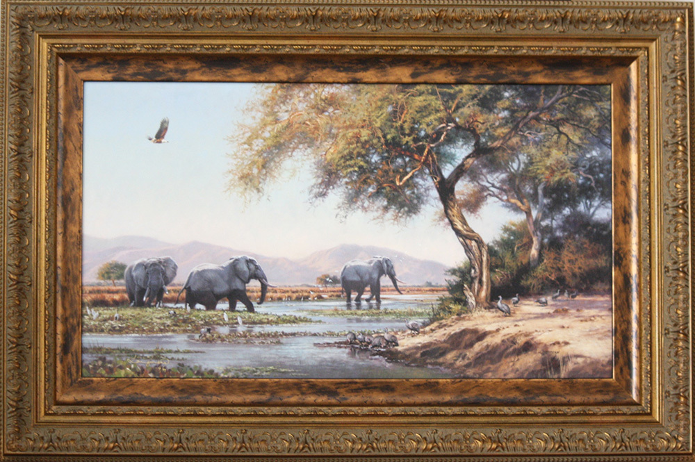 David Langmead - RIVER OF EDEN - GICLEE - 18 X 32