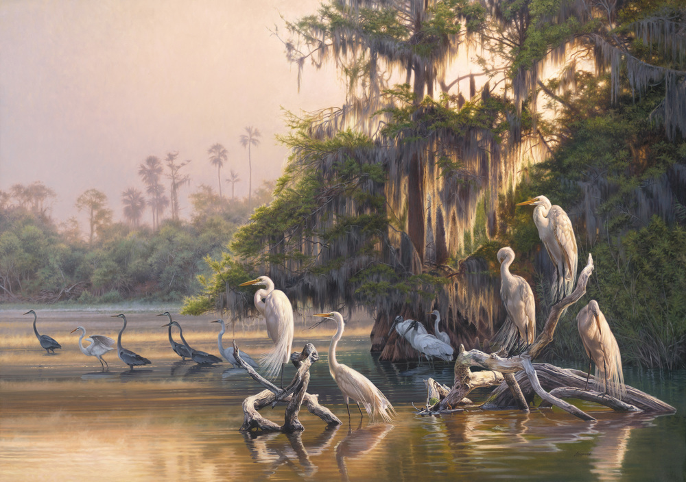 David Langmead - MORNING HAS BROKEN (ORIGINAL SIZE) - GICLEE - 50 X 71