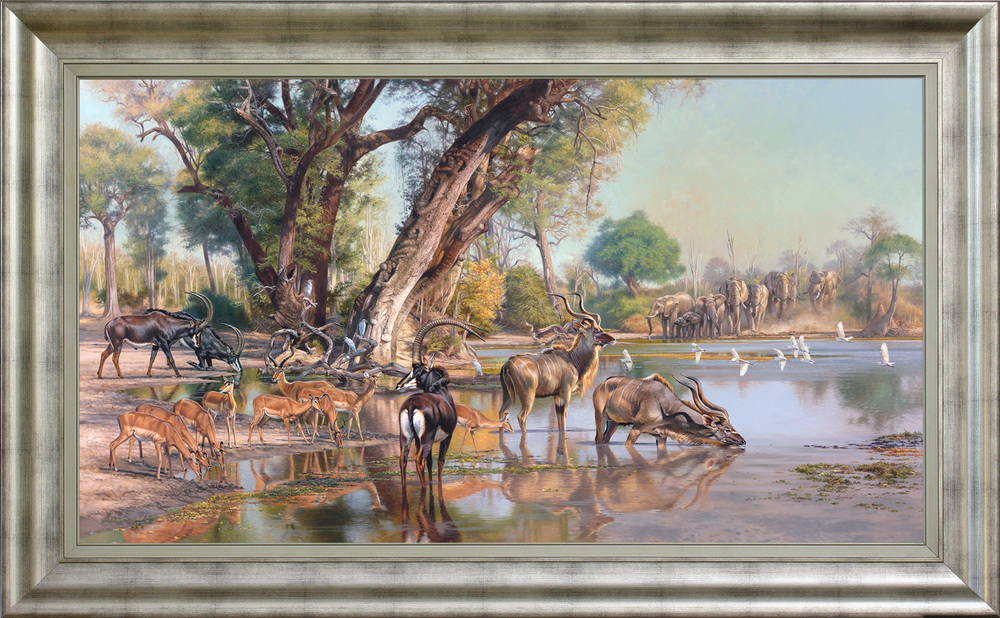 David Langmead - HAPPY HOUR (REDUCED SIZE) - GICLEE - 28 X 50