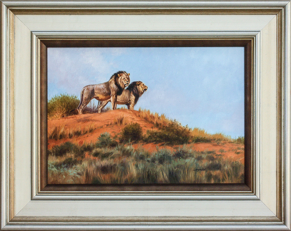 David Langmead - VANTAGE POINT - OIL ON CANVAS - 16 1/2 X 11 1/2