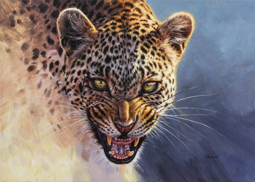 David Langmead - SNARL - OIL ON CANVAS - 24 X 33 1/4