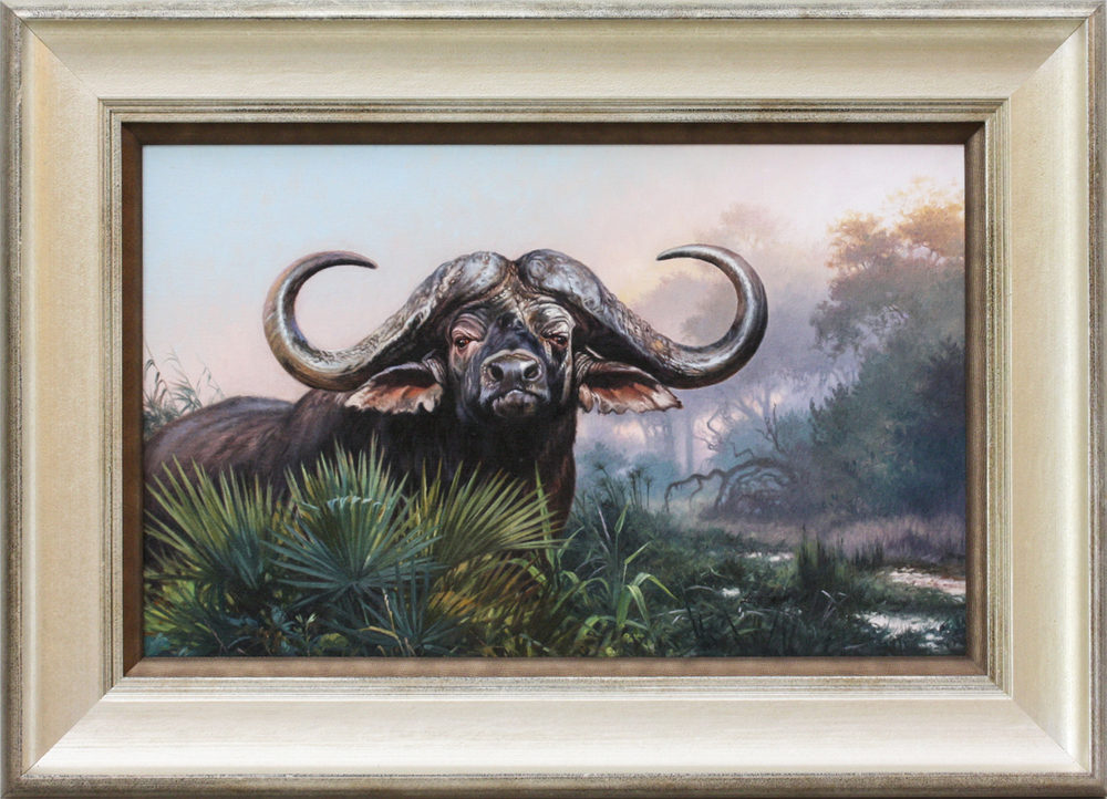 David Langmead - BEAST - OIL ON CANVAS - 15 1/8 X 23 3/4