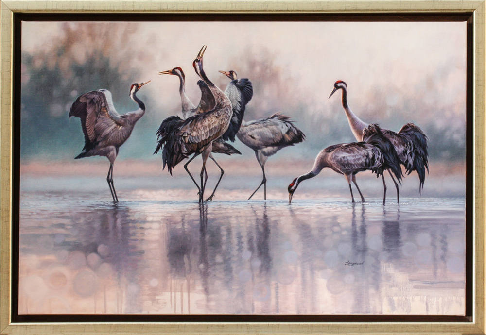 David Langmead - RIVER DANCE - OIL ON CANVAS - 31 1/4 X 47 1/4