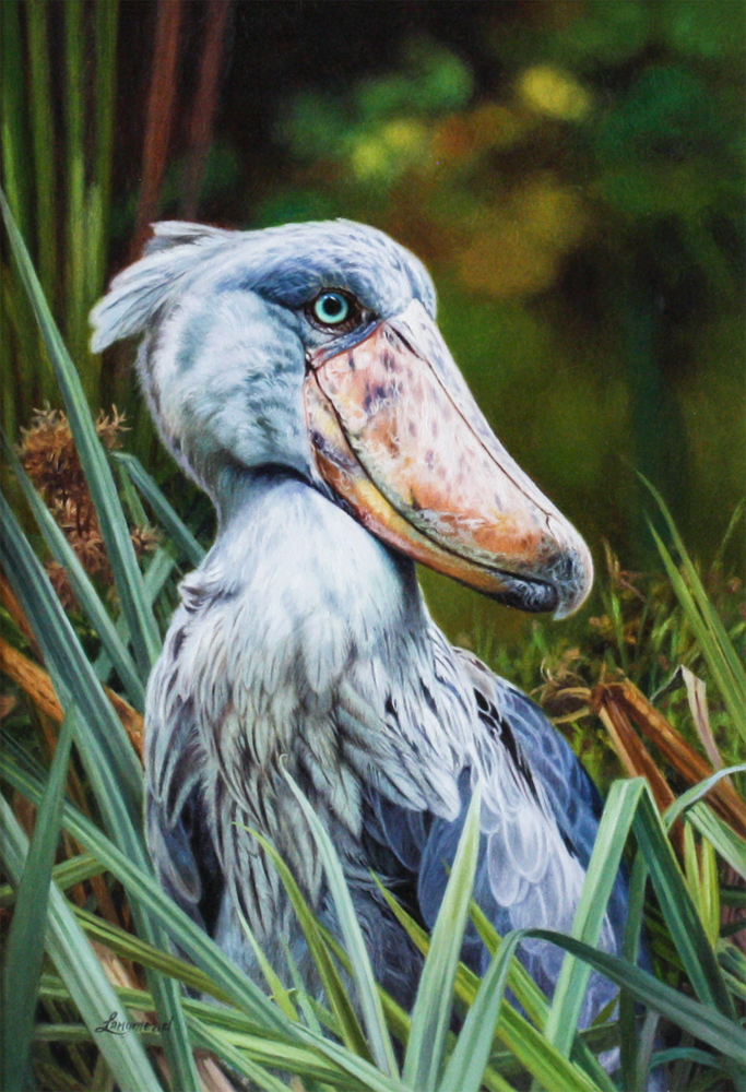 David Langmead - IF THE SHOE FITS - OIL ON PANEL - 17 3/4 X 12 1/8