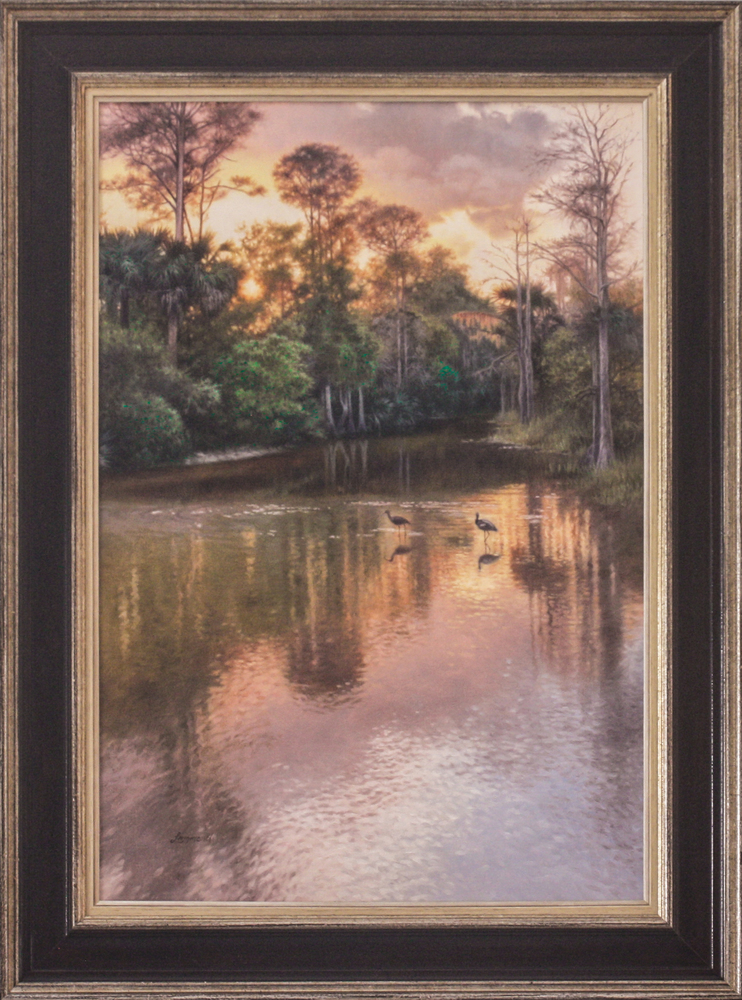 David Langmead - THE EVENING RAPTURE - OIL ON CANVAS - 35 1/4 X 24