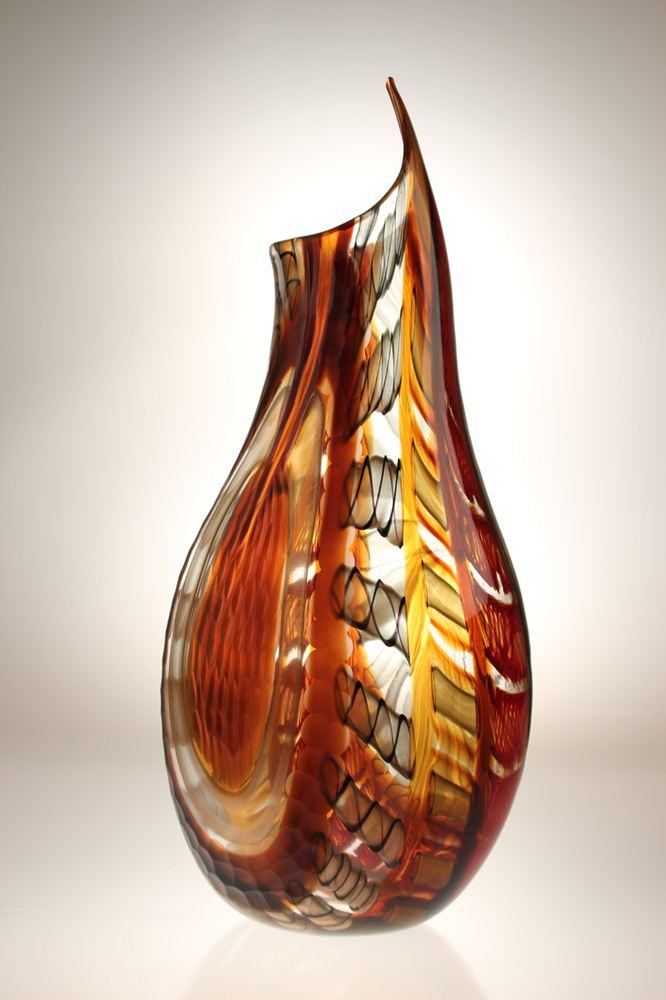 Gianluca Vidal - FIAMME 02 - GLASS - 19 1/4 X 8 X 4 1/2