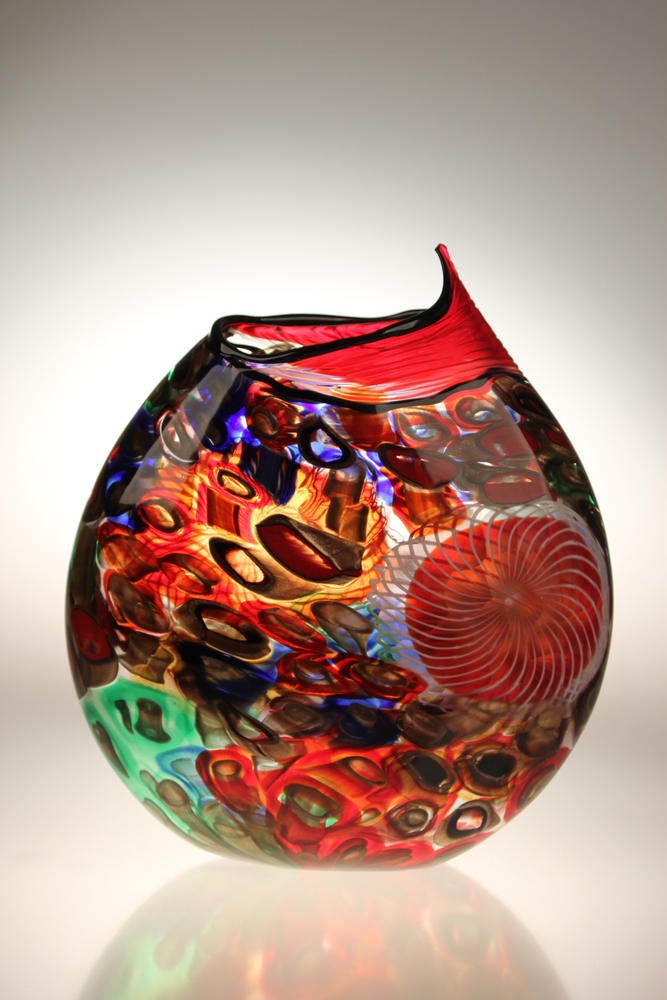 Gianluca Vidal - NOTABILE 31 - GLASS - 12 1/2 X 10 3/4 X 4 1/2