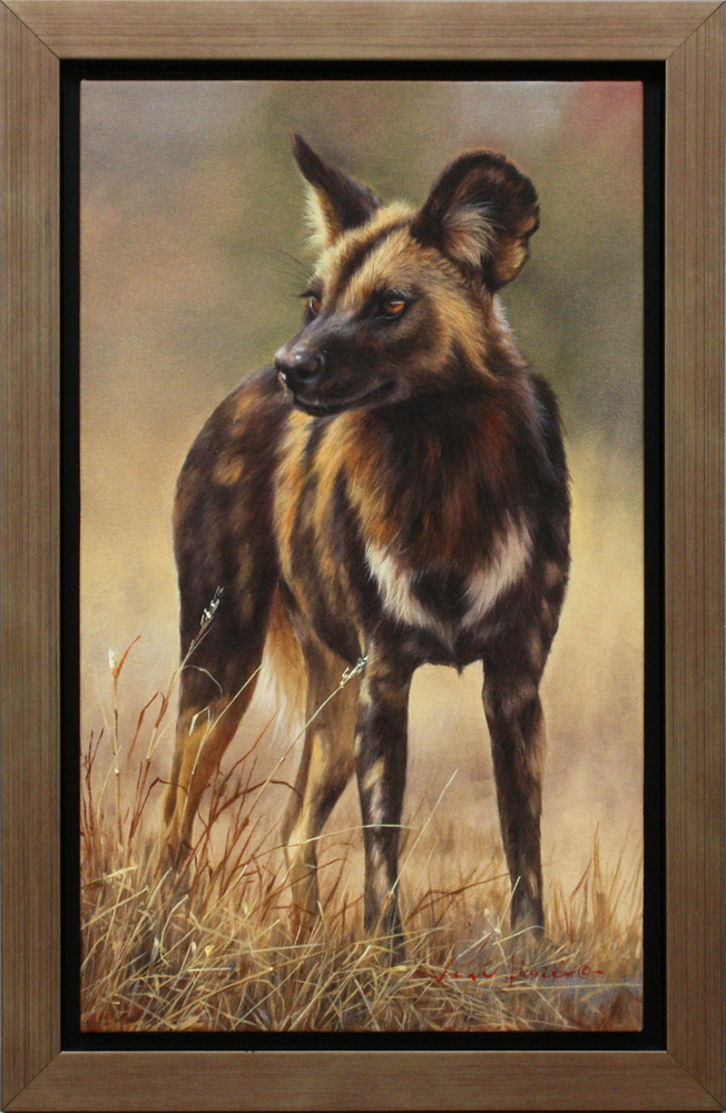 Jean Abrie - EVER SEARCHING - OIL ON CANVAS - 24 X 14 1/8