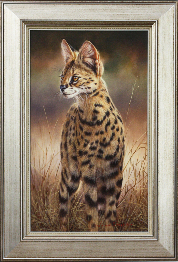 Jean Abrie - ALL EARS - OIL ON CANVAS - 23 7/8 X 14