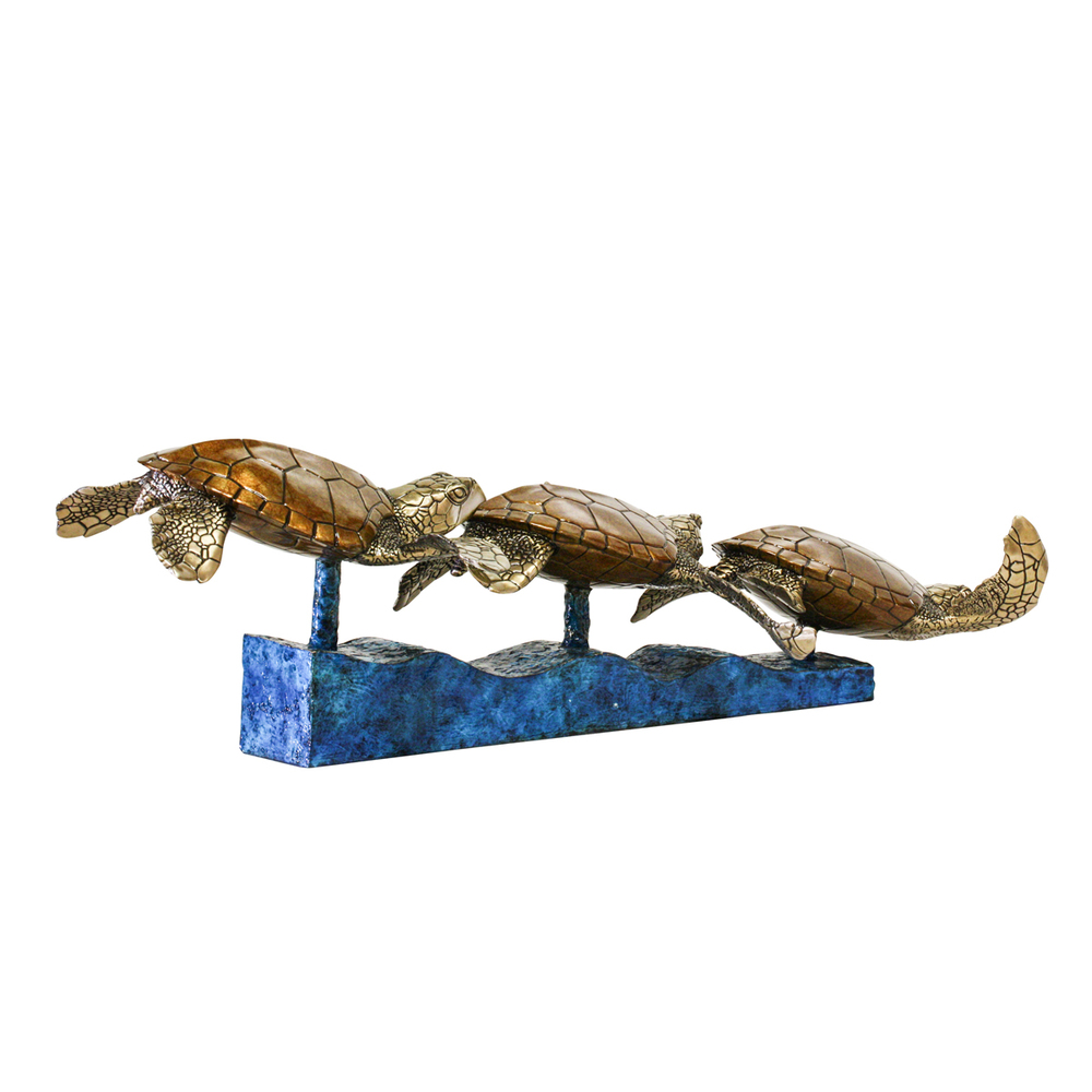 Joseph Quillan - BEACH COMBER - BRONZE - 38 x 17 x 12h