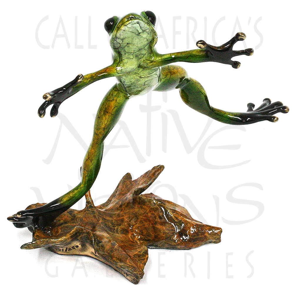 Joseph Quillan - FOREST JUMP - BRONZE - 6.75 x 7.25