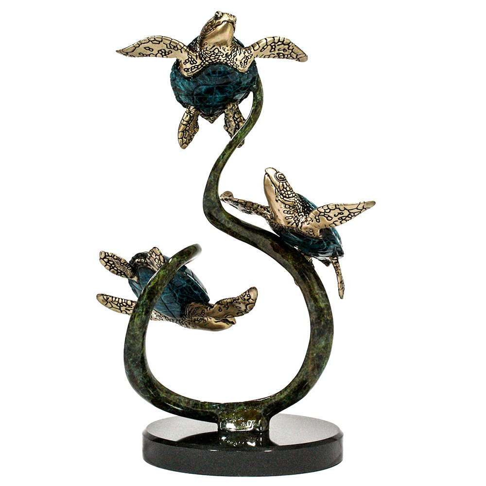 Joseph Quillan - MOONLIGHT CAROUSEL - BRONZE - 10 X 5 1/2 X 18 1/2