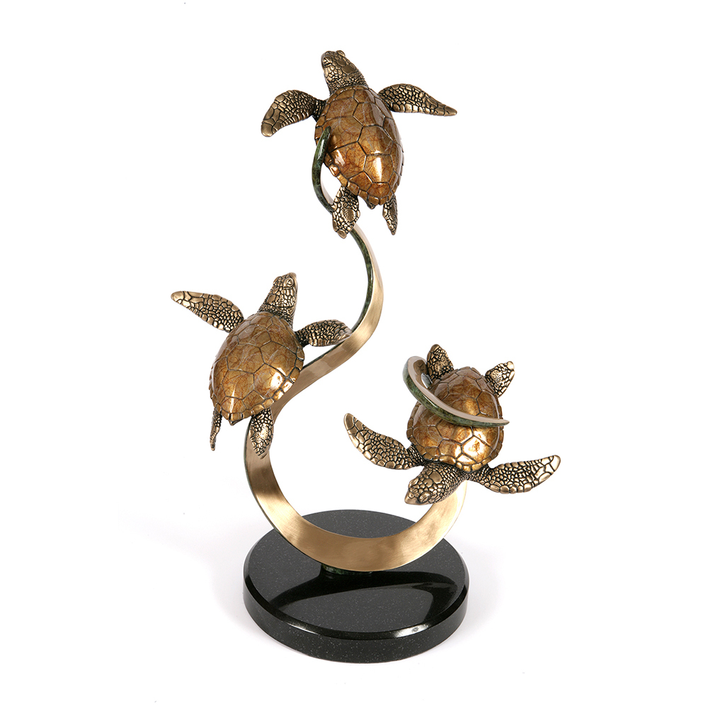 Joseph Quillan - MOONLIGHT CAROUSEL - BRONZE - 10 X 5 1/2 X 18 1/2