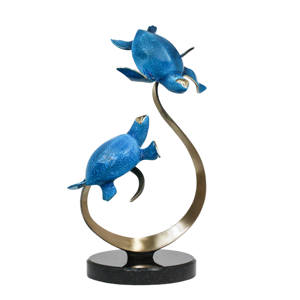 Joseph Quillan - MAKING MEMORIES - BRONZE - 12 X 9 X 18