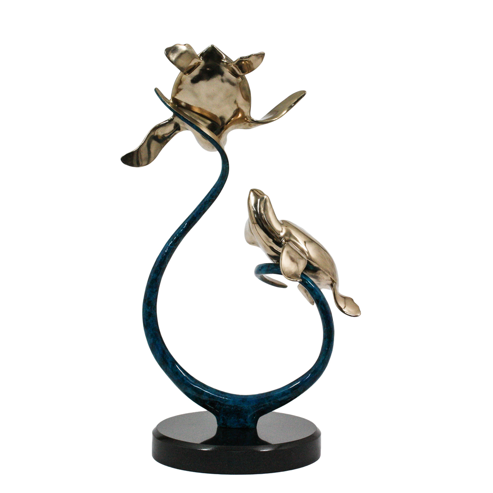 Joseph Quillan - MAKING MEMORIES - BRONZE - 12 X 9 X 18