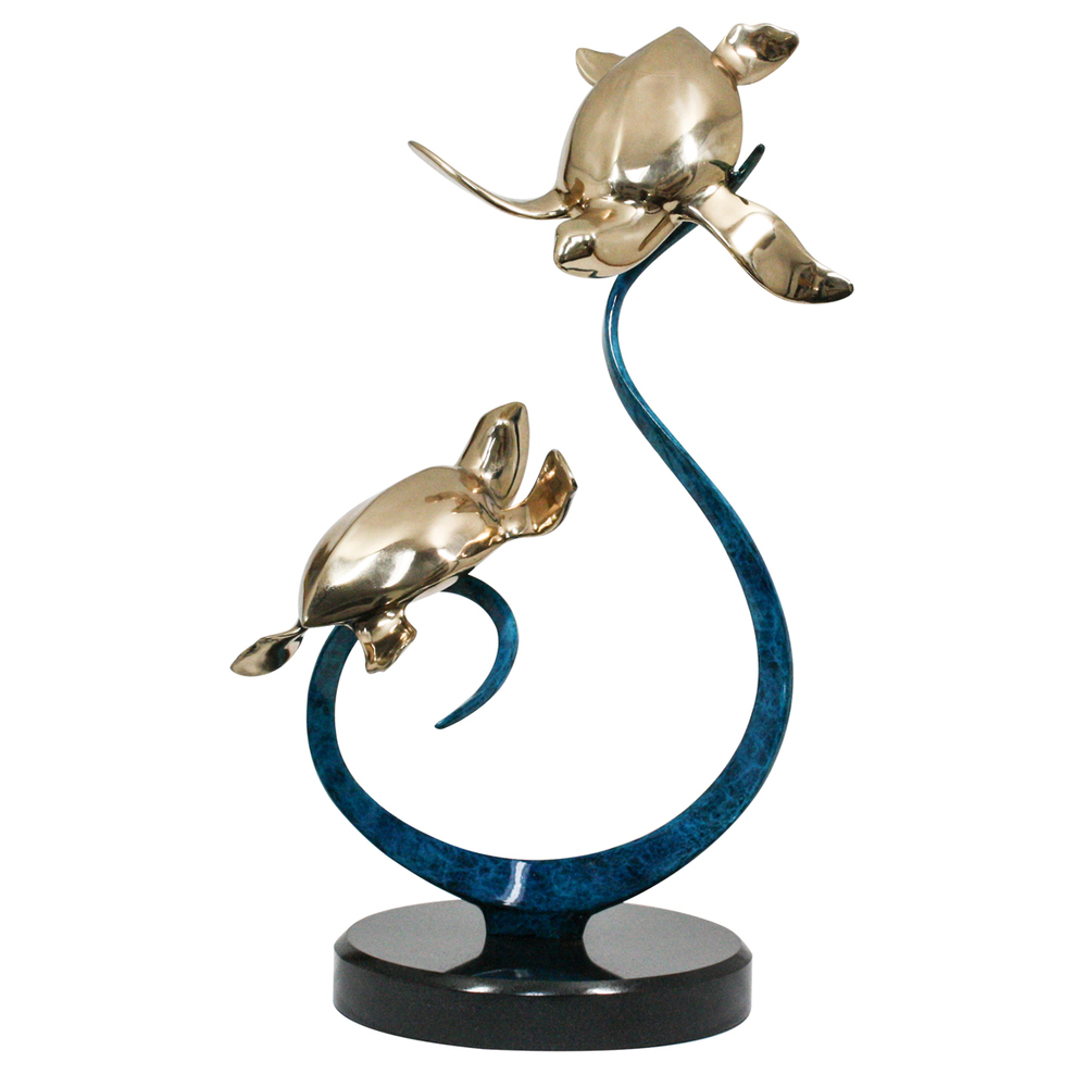 Joseph Quillan - MAKING MEMORIES - BRONZE - 12 X 9 X 18