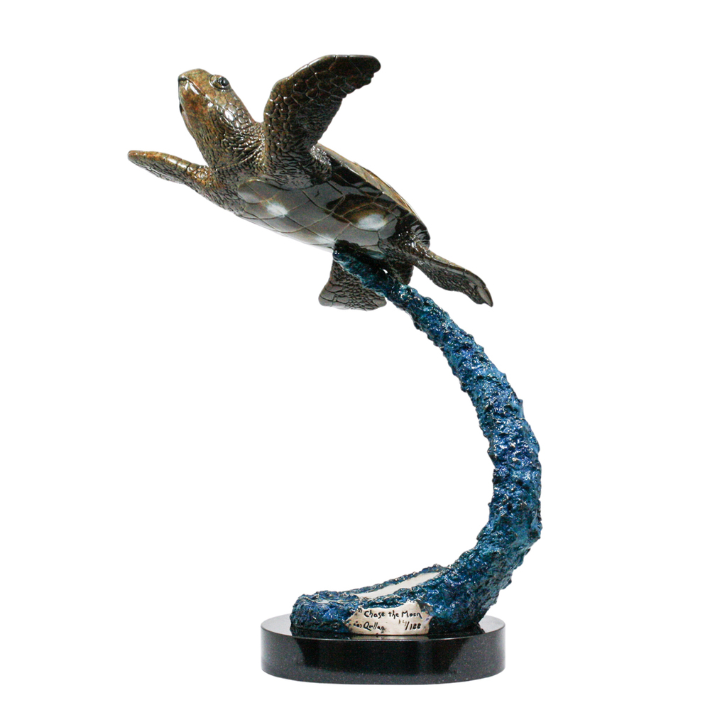 Joseph Quillan - CHASE THE MOON - BRONZE - 23 1/2 X 15 X 14