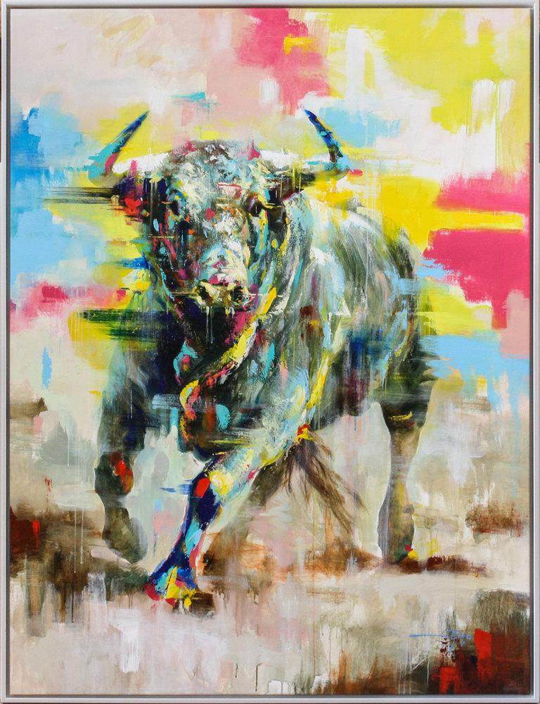 Jose Manuel Reyes - EL TORO - ACRYLIC ON CANVAS - 60 X 40