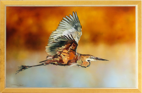 James Stroud - WIND BENEATH MY WINGS - OIL ON PANEL - 30 X 48