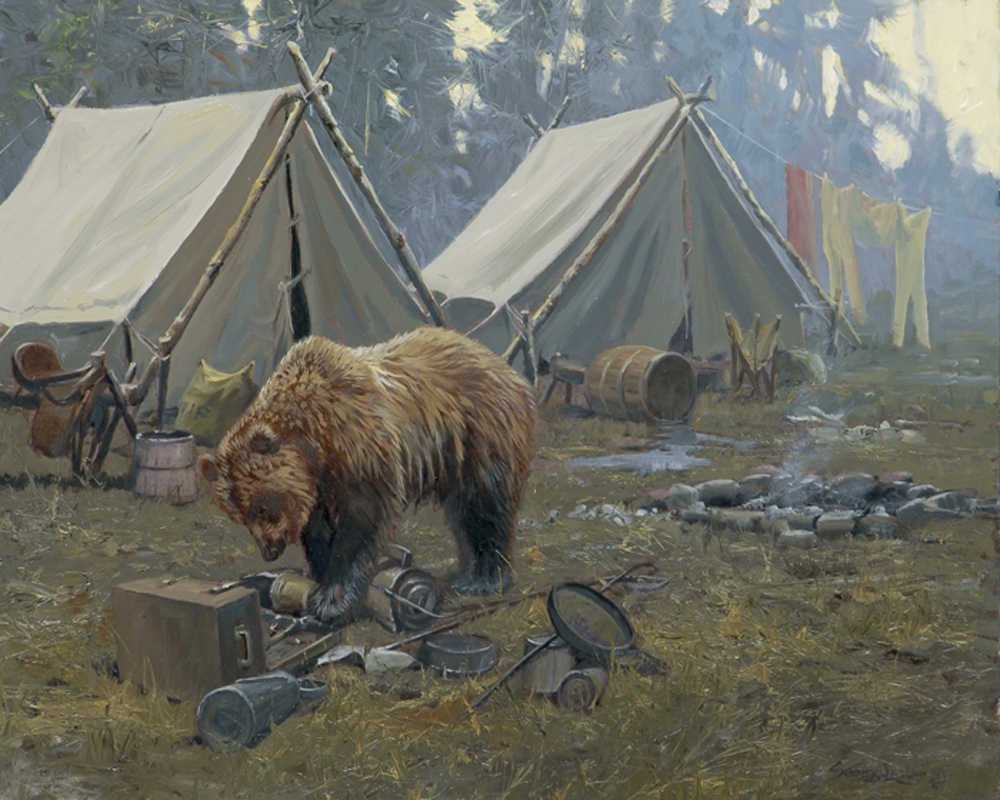 John Seerey-Lester - GONE FOR THE DAY John Seerey-Lester - GONE FOR THE DAY - GICLEE - 12 X 16