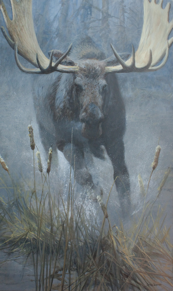 John Seerey-Lester - HEAD ON John Seerey-Lester - HEAD ON - GICLEE - 60 X 36