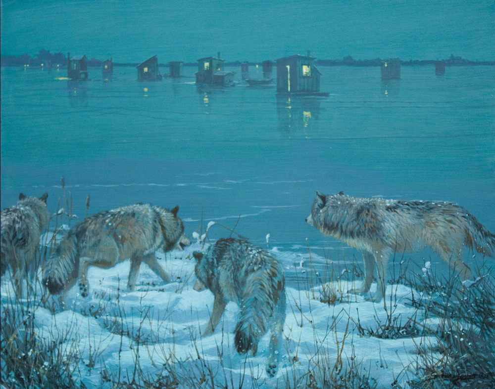 John Seerey-Lester - ICE SHANTY John Seerey-Lester - ICE SHANTY - GICLEE - 16 X 20