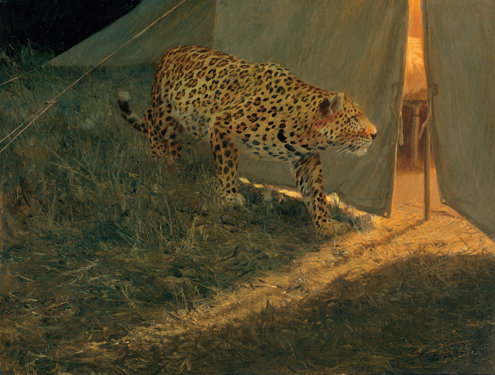 John Seerey-Lester - ONE DOG NIGHT John Seerey-Lester - ONE DOG NIGHT - GICLEE - 12 X 16