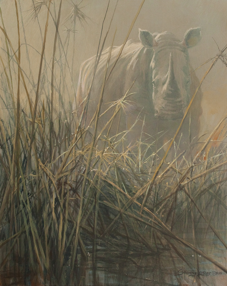 John Seerey-Lester - SWAMP WARRIOR - GICLEE - 20 X 16