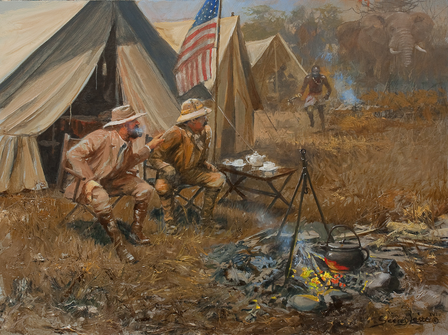 John Seerey-Lester - TR IN THE MERU John Seerey-Lester - TR IN THE MERU - GICLEE - 18 X 24