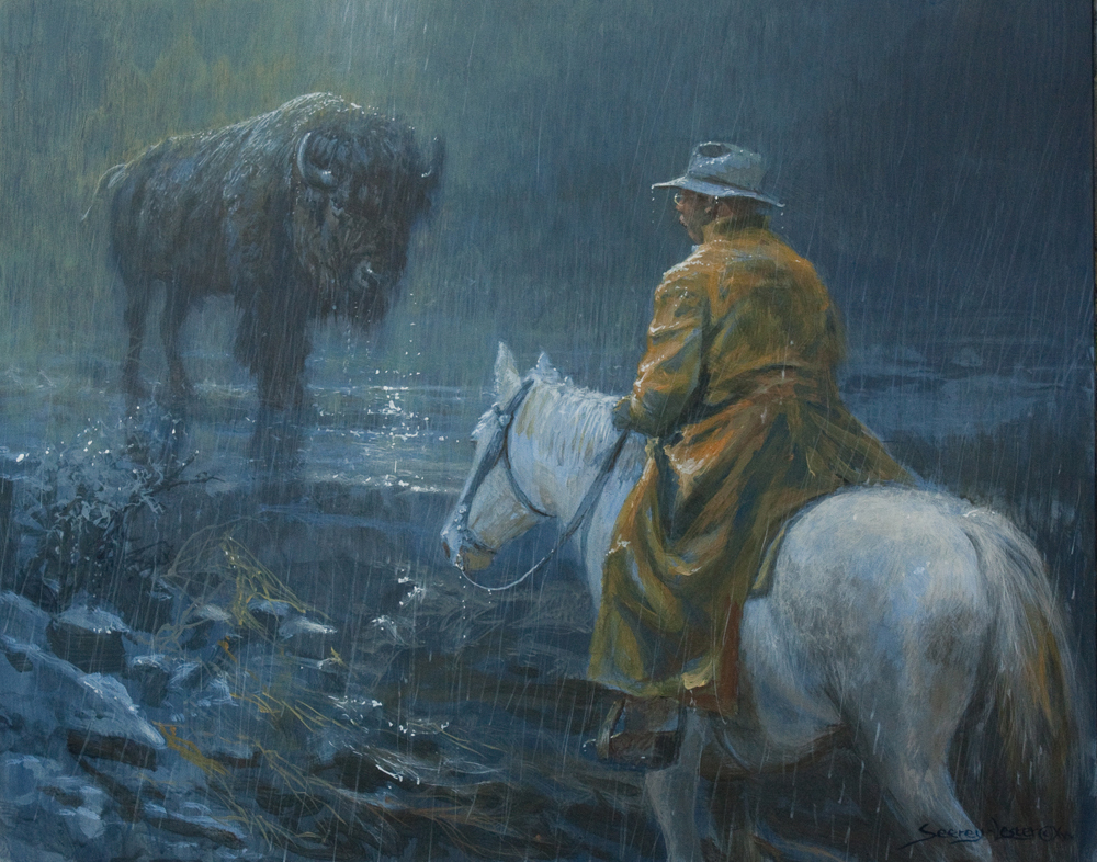 John Seerey-Lester - VISIONS IN THE RAIN - GICLEE - 16 X 20