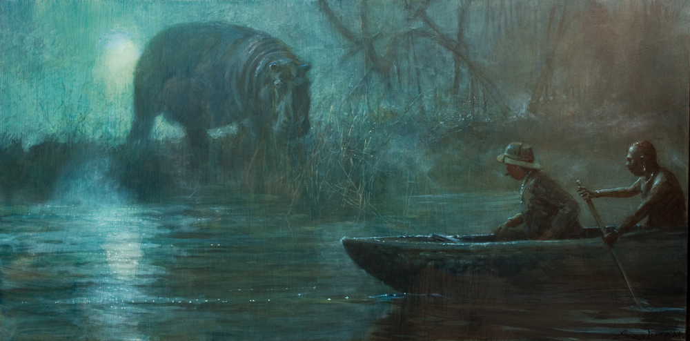 John Seerey-Lester - BAD MOON RISING John Seerey-Lester - BAD MOON RISING - GICLEE - 18 X 36