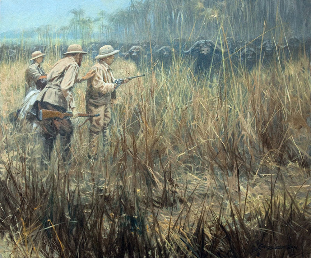 John Seerey-Lester - BUFFALO RISING John Seerey-Lester - BUFFALO RISING - GICLEE - 20 X 24