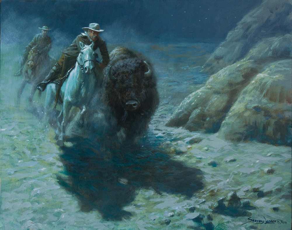John Seerey-Lester - CLASH OF THE TITANS John Seerey-Lester - CLASH OF THE TITANS - GICLEE - 16 X 20