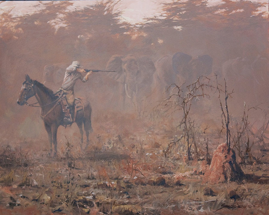 John Seerey-Lester - DEATH IN THE DUST - GICLEE - 16 X 20