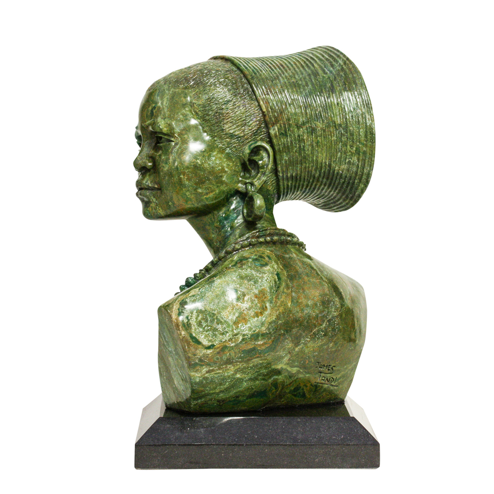James Tandi - PEDI LADY - VERDITE - 15 X 8 X 12