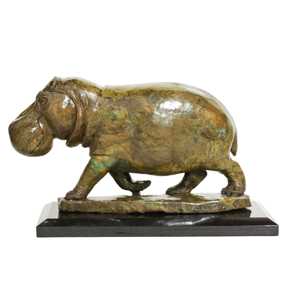 James Tandi - HIPPO - VERDITE - 10 X 18 X 5